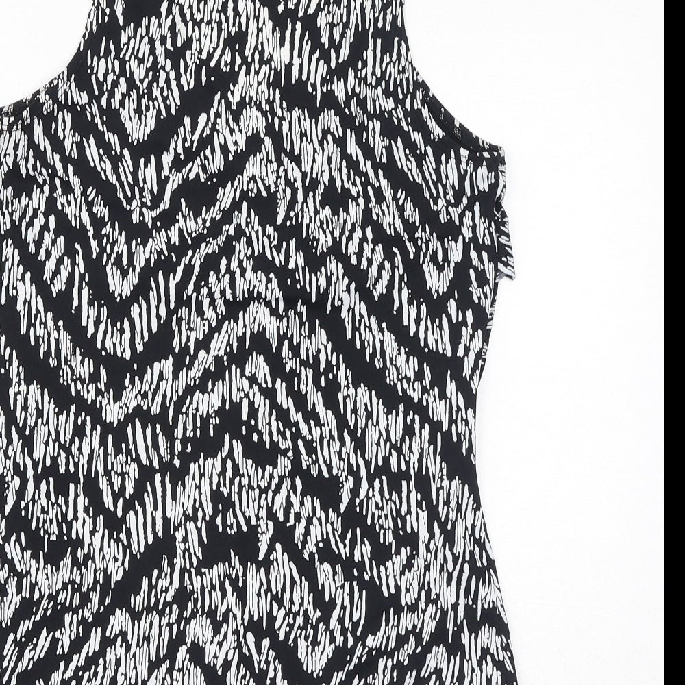 Womens UK Size M Warehouse Black Basic Tank