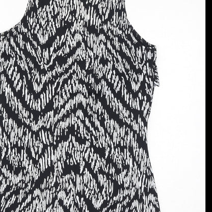 Womens UK Size M Warehouse Black Basic Tank