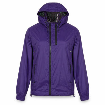 Womens UK Size M Bershka Purple Rain Coat