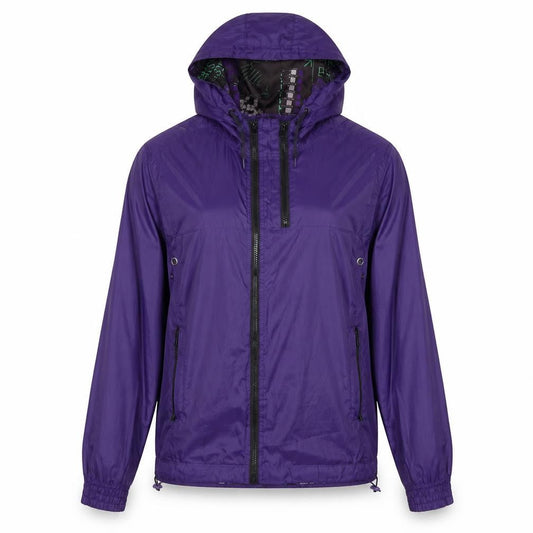 Womens UK Size M Bershka Purple Rain Coat
