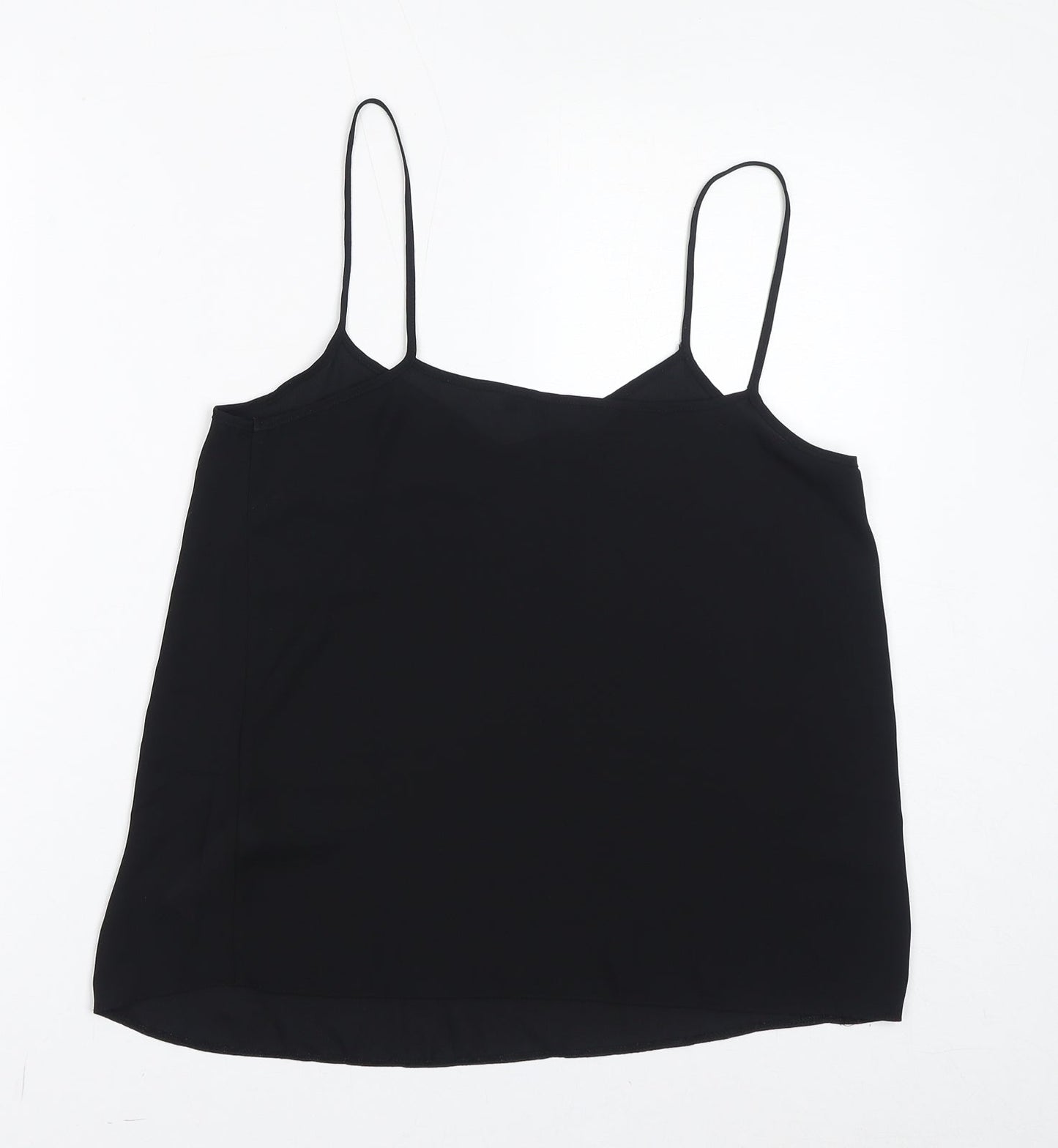 Womens UK Size 10 New Look Black Basic Tank