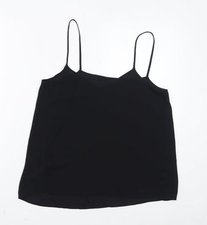 Womens UK Size 10 New Look Black Basic Tank