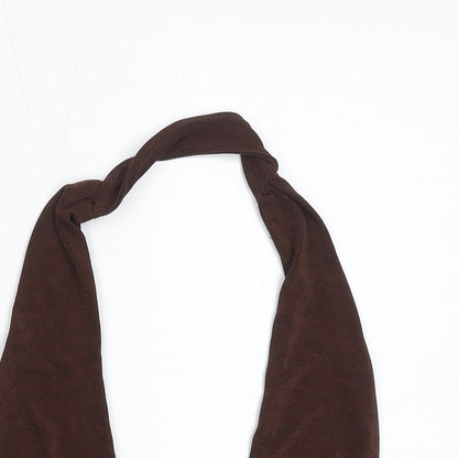 Divided by H&M Womens Brown Polyester Cropped Tank Size XS V-Neck