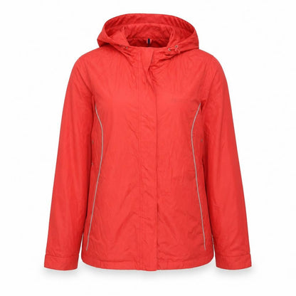 Womens UK Size 16 Maine New England Red Rain Coat