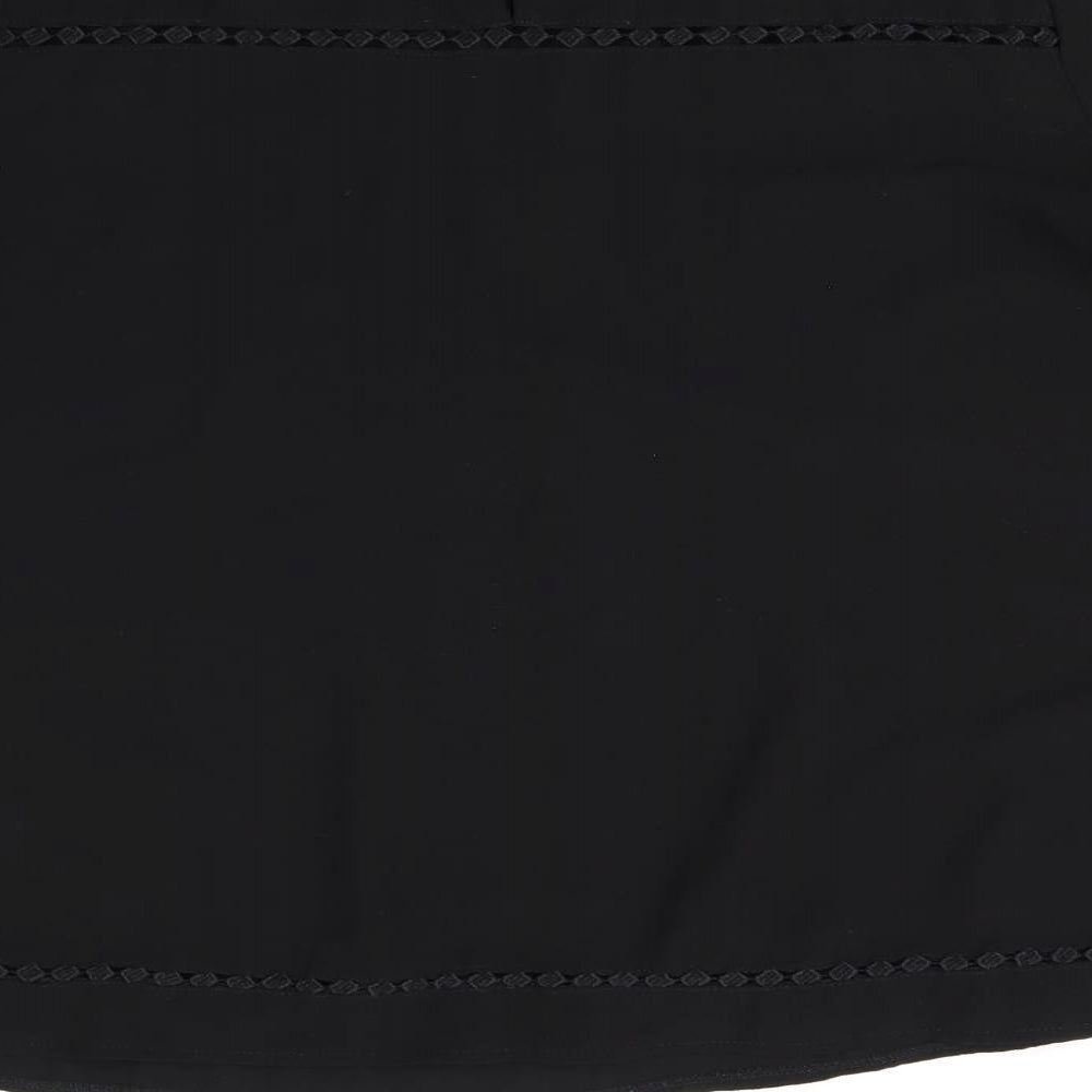 Womens UK Size 12 New Look Black Basic T-Shirt
