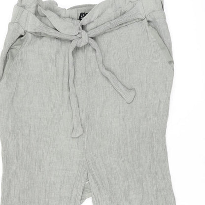 New Look Womens Green Viscose Trousers Size 18 L21 in Regular