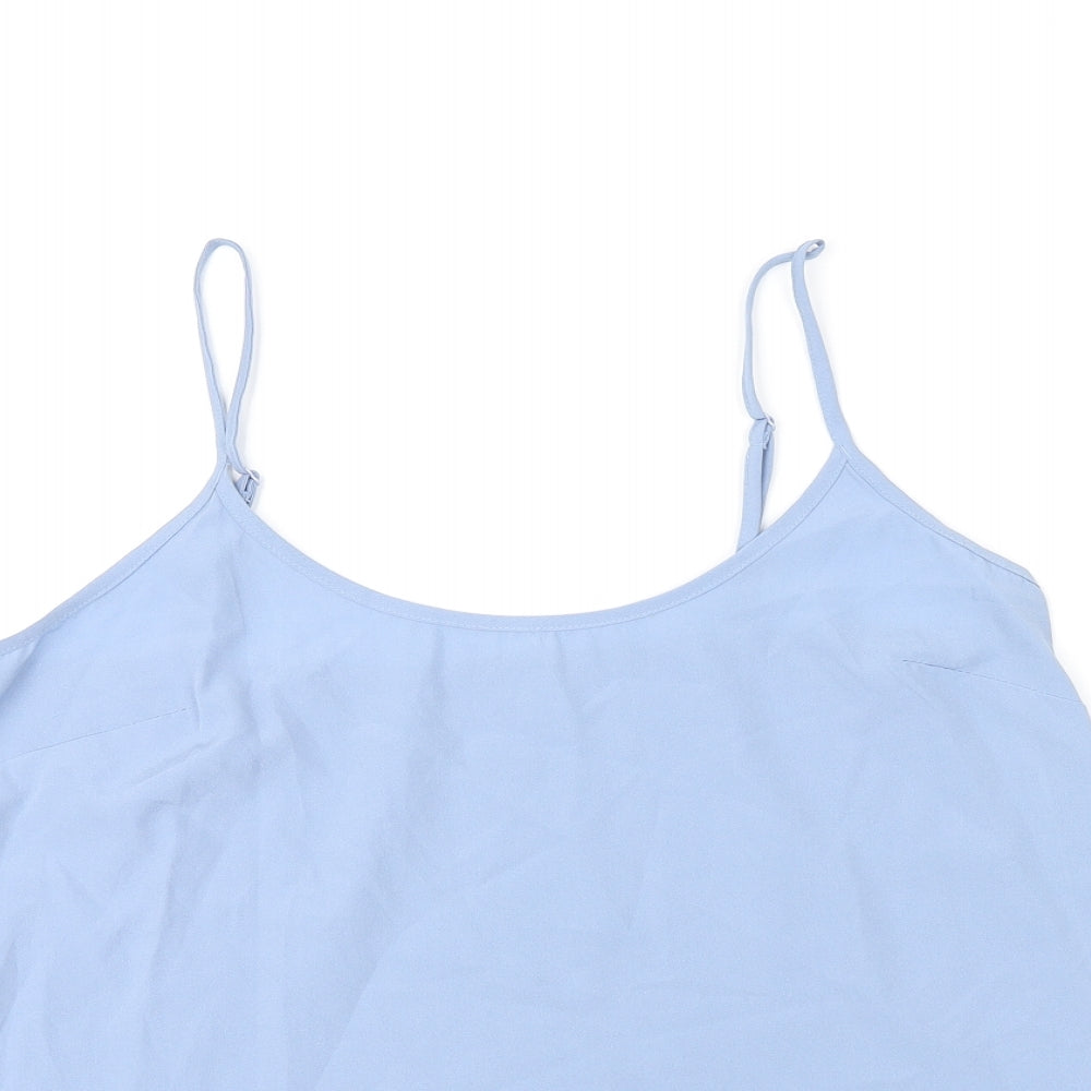 Womens UK Size 10 Marks and Spencer Blue Camisole T-Shirt