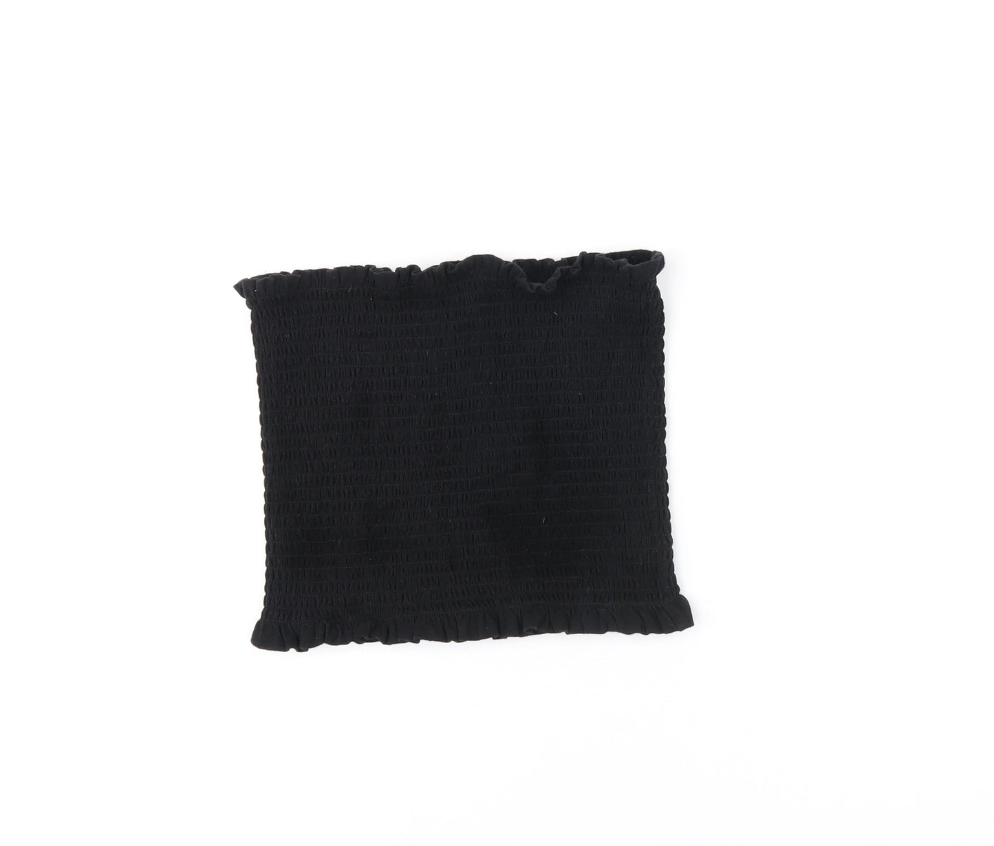 Womens UK Size M H&M Black Cropped T-Shirt