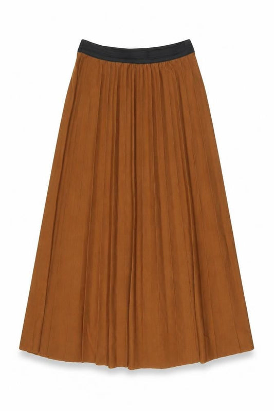 Goose Island Womens Brown Polyester Swing Skirt Size 8