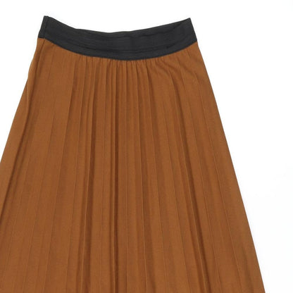 Goose Island Womens Brown Polyester Swing Skirt Size 8
