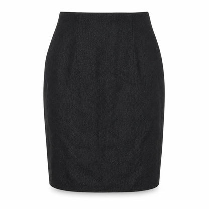 Avi Tenzer Womens Black Polyester Straight & Pencil Skirt Size 6 Zip
