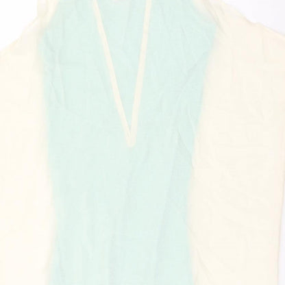 Womens UK Size S VERO MODA Ivory Basic T-Shirt