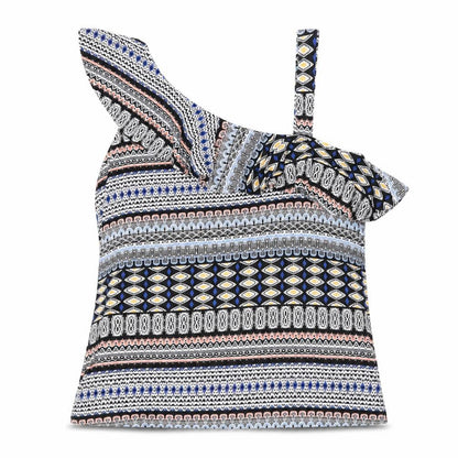 Womens UK Size S Oasis Multicoloured Basic T-Shirt