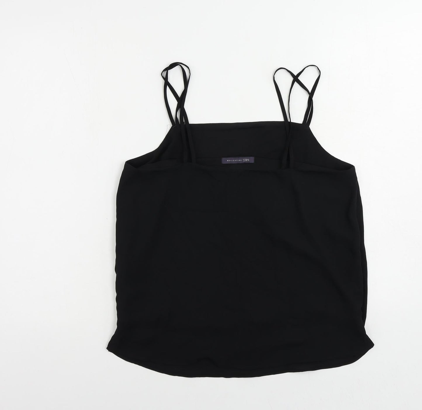 Womens UK Size 12 Marks and Spencer Black Camisole Tank