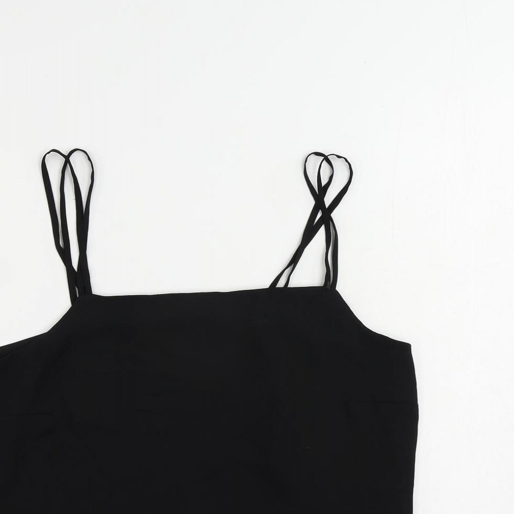 Womens UK Size 12 Marks and Spencer Black Camisole Tank