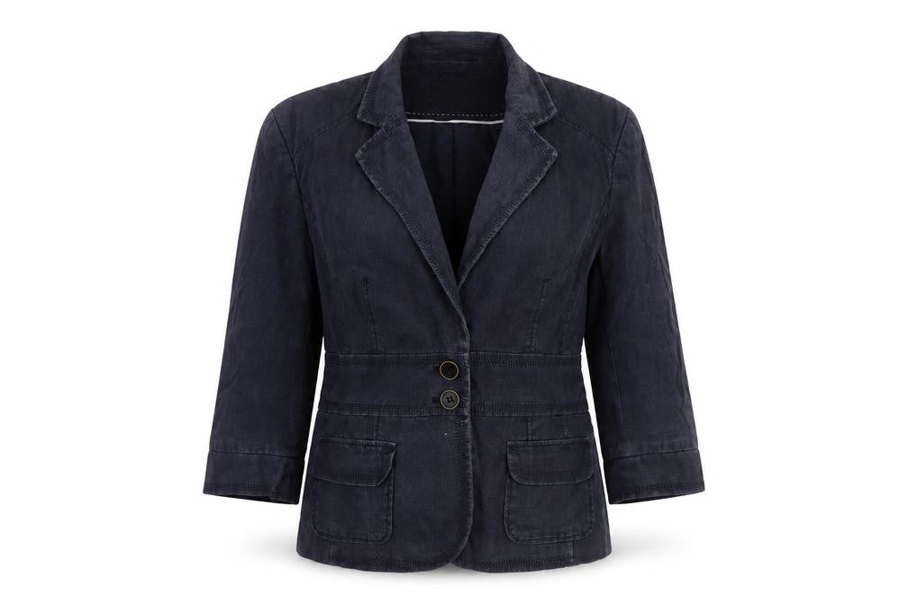 Next Womens Blue Jacket Blazer Size 14 Button