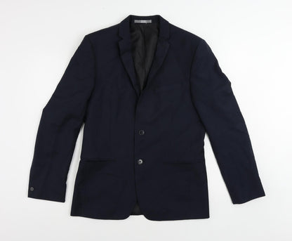 Mens UK Size 38 Red Herring Regular Blue Suit Jacket