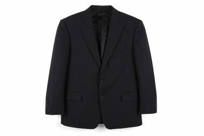 Mens UK Size 44 Frank Rostron Regular Black Suit Jacket