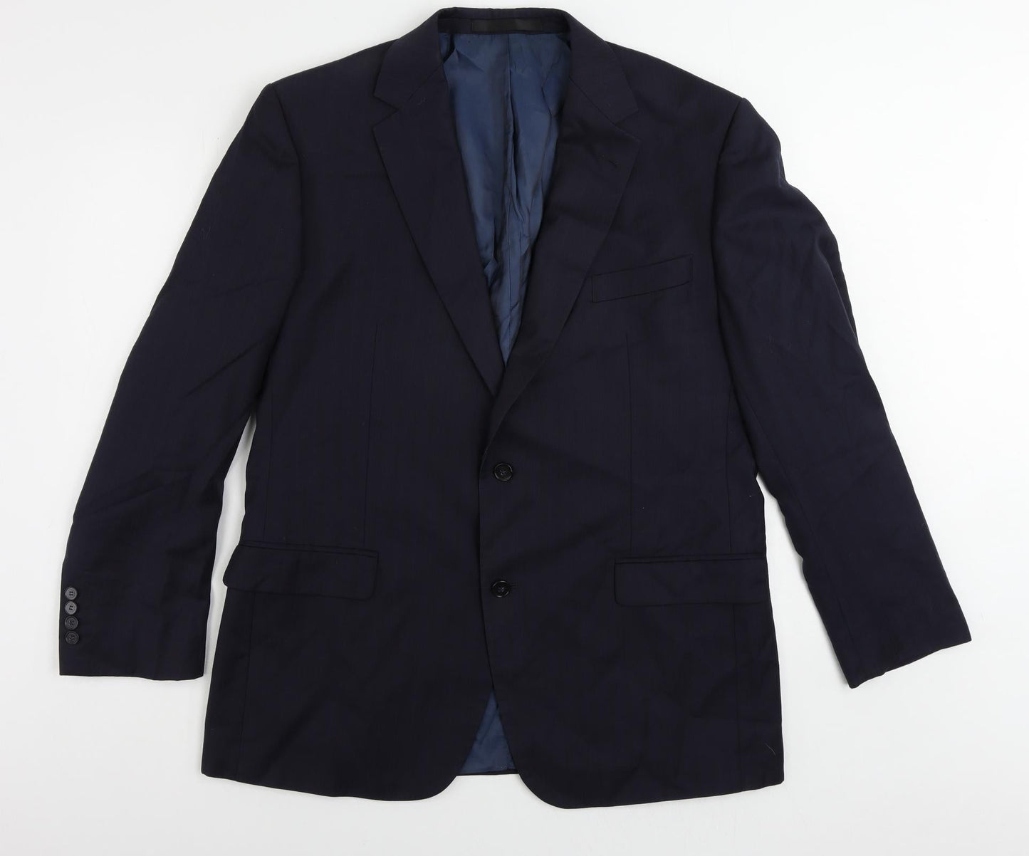 Mens UK Size 44 Marks and Spencer Regular Blue Suit Jacket