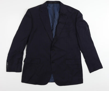 Mens UK Size 44 Marks and Spencer Regular Blue Suit Jacket