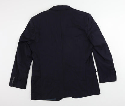 Mens UK Size 44 Marks and Spencer Regular Blue Suit Jacket