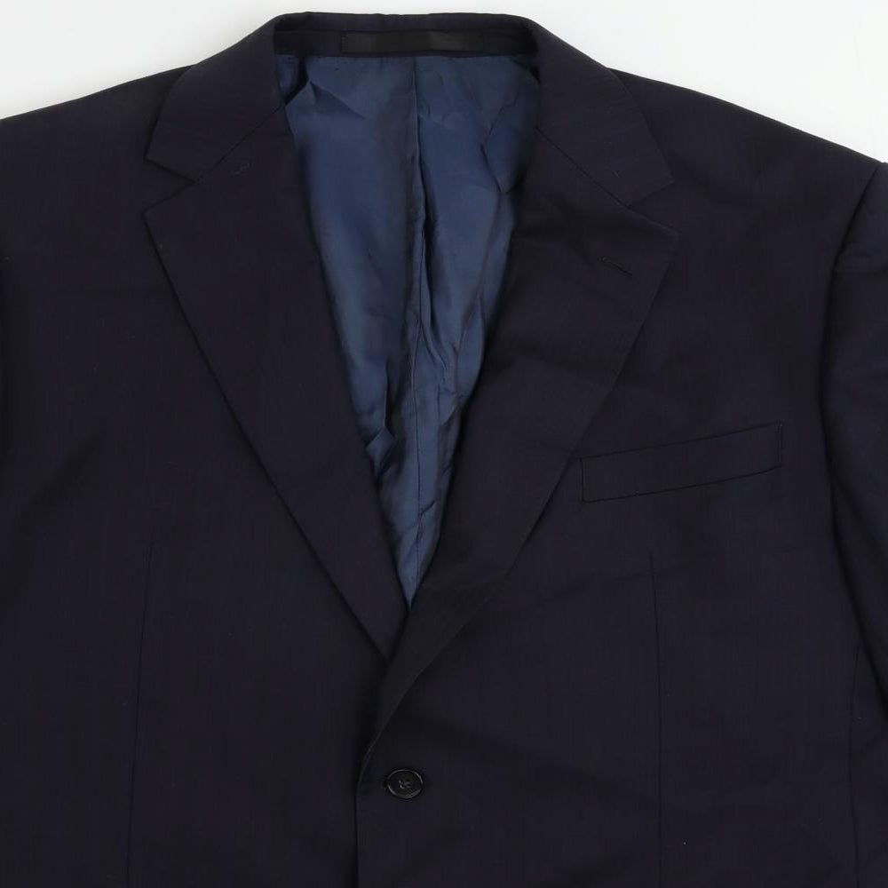 Mens UK Size 44 Marks and Spencer Regular Blue Suit Jacket