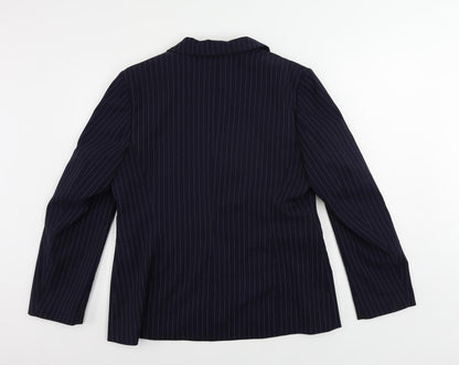 Womens UK Size 16 Essentials Blue Jacket