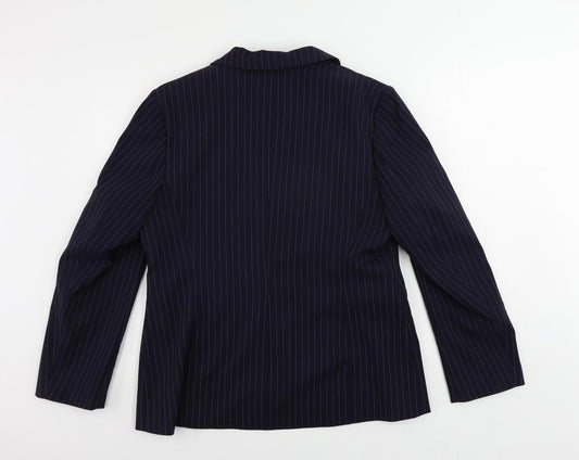 Womens UK Size 16 Essentials Blue Jacket