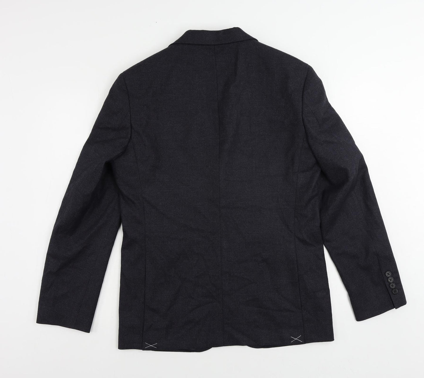 Mens UK Size 38 Marks and Spencer Regular Blue Suit Jacket