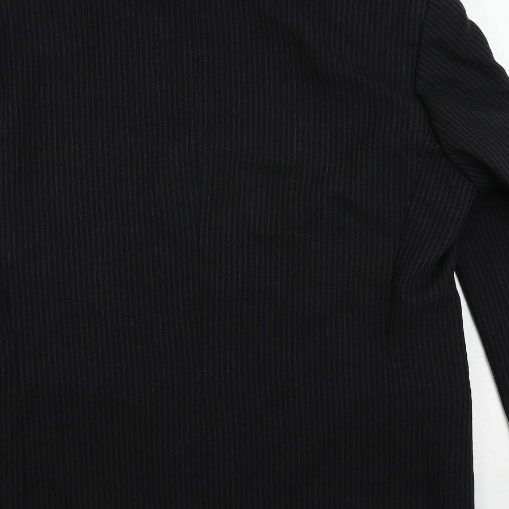 Mens UK Size 40 River Island Regular Black Suit Jacket