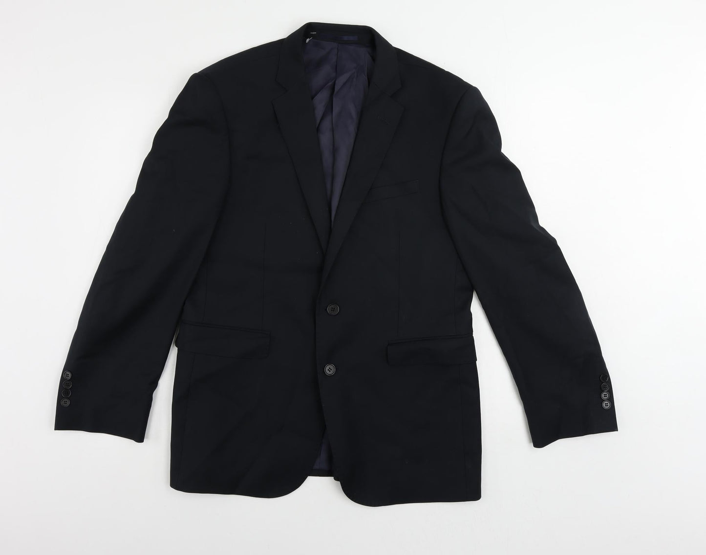 Mens UK Size 40 Cerruti Regular Blue Suit Jacket