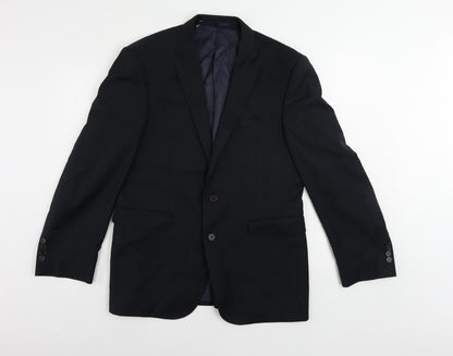 Mens UK Size 40 Cerruti Regular Blue Suit Jacket