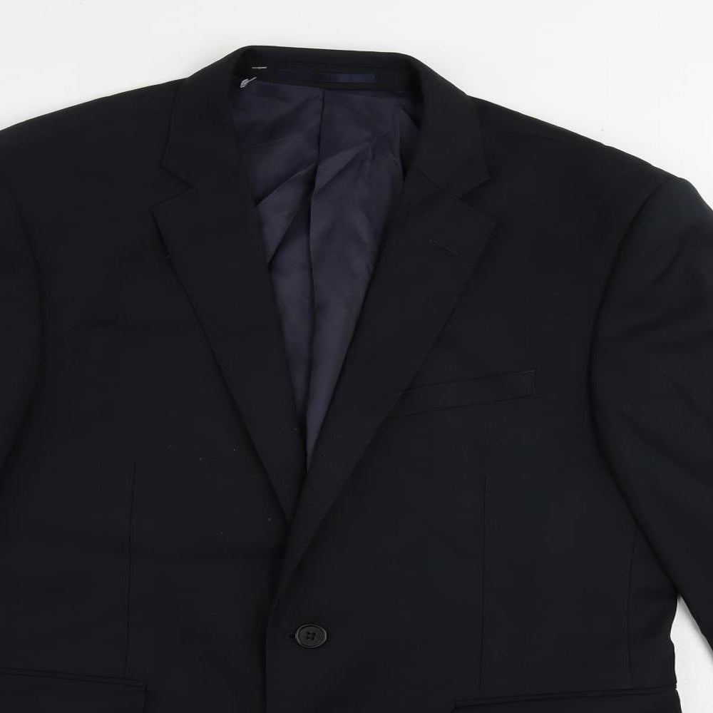 Mens UK Size 40 Cerruti Regular Blue Suit Jacket