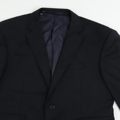 Mens UK Size 40 Cerruti Regular Blue Suit Jacket