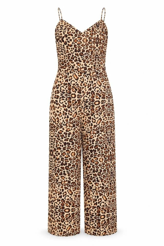 Womens UK Size 8 Topshop One-Piece Beige Jumpsuit