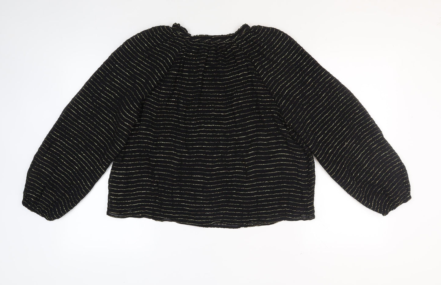 Womens UK Size 8 Marks and Spencer Black  Blouse