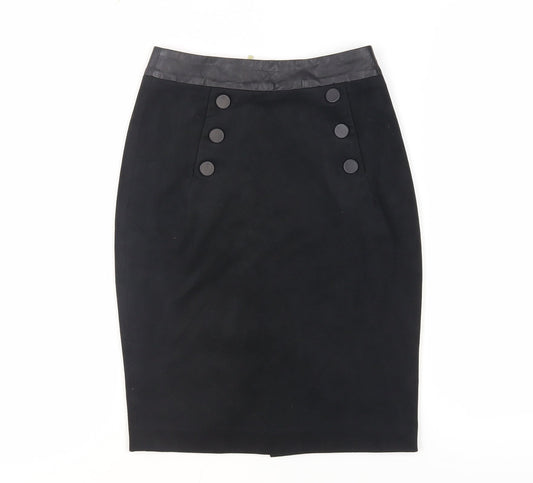 H&M Women's Black Pencil Skirt Size 4