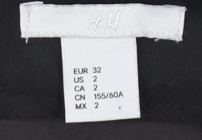 H&M Women's Black Pencil Skirt Size 4