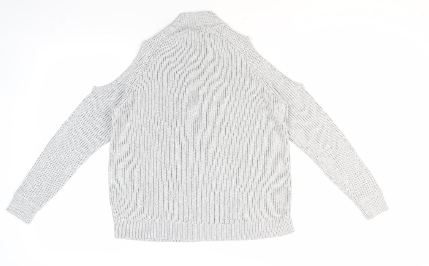 Womens UK Size 12 Divided Grey Pullover Jumper