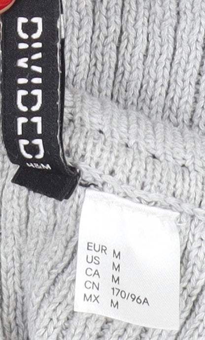 Womens UK Size 12 Divided Grey Pullover Jumper