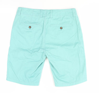 Johnnie b Blue Chino Shorts, Unisex M, Cotton, Casual