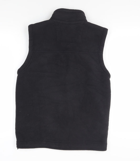 Marks and Spencer Black Fleece Waistcoat M