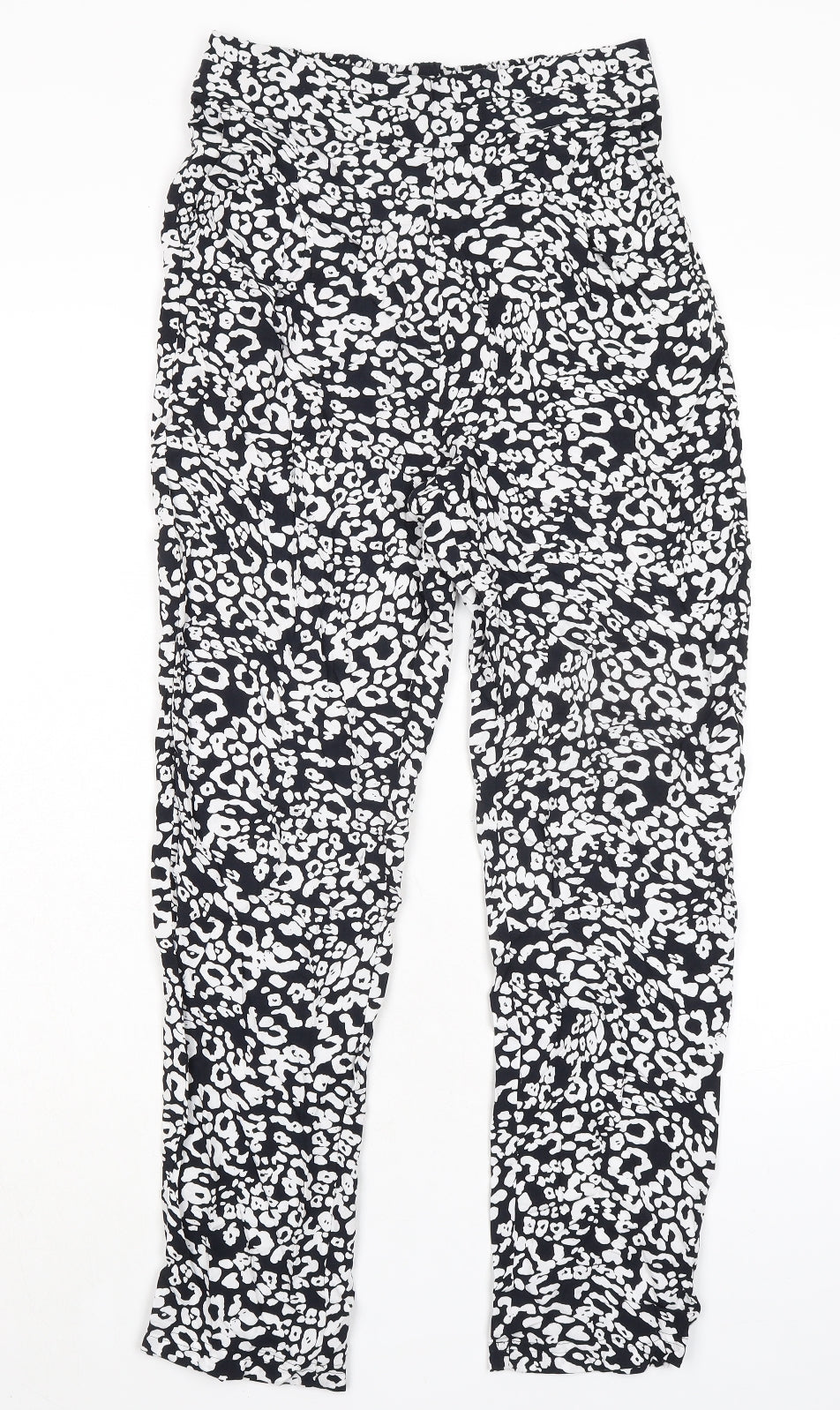 Womens UK Size 8 Marks and Spencer Regular Fit  Black Trousers