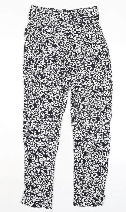 Womens UK Size 8 Marks and Spencer Regular Fit  Black Trousers
