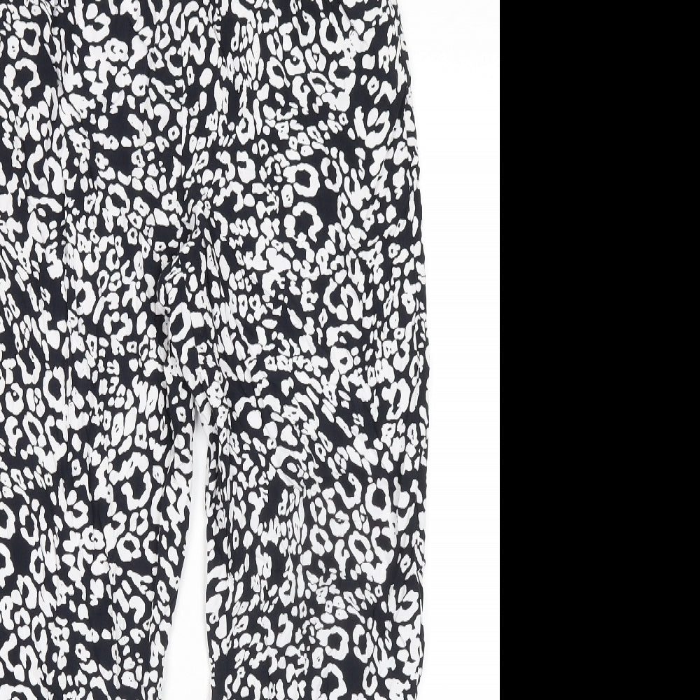 Womens UK Size 8 Marks and Spencer Regular Fit  Black Trousers