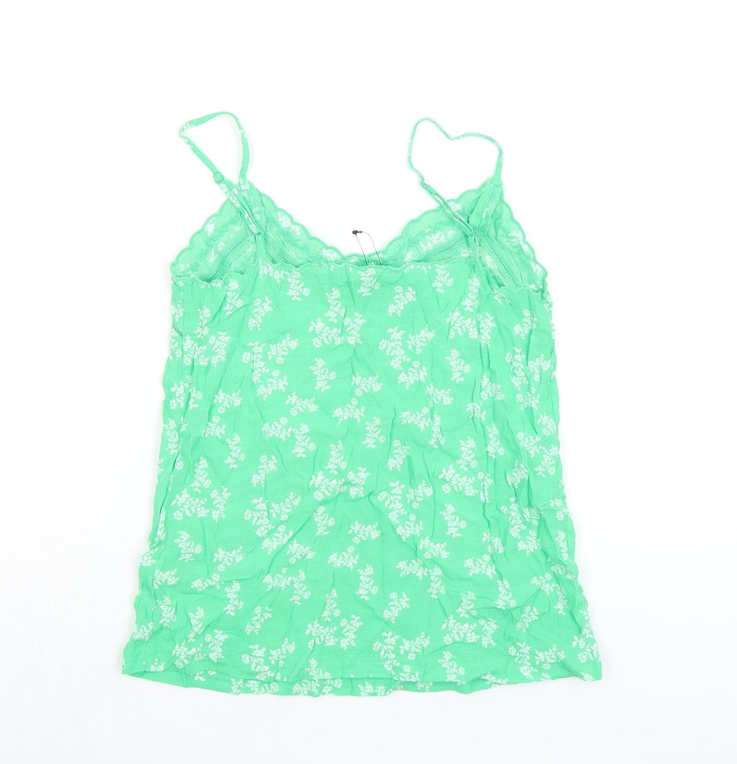 Womens UK Size 6 Marks and Spencer Green Camisole Tank