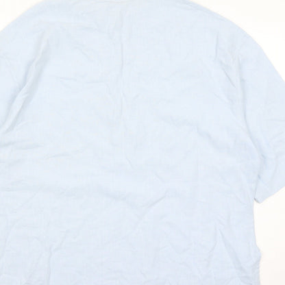 Womens UK Size 14 St Michael Blue Basic Blouse