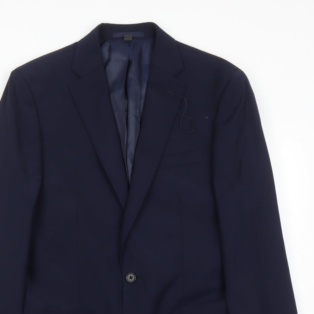 Mens UK Size 38 Marks and Spencer Regular Blue Suit Jacket