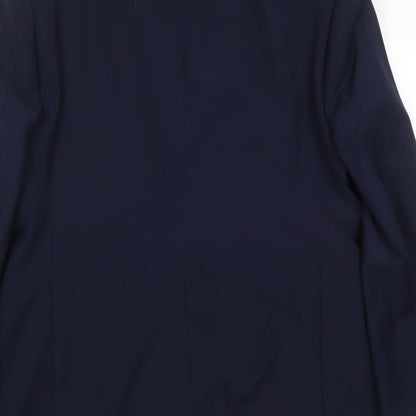 Mens UK Size 38 Marks and Spencer Regular Blue Suit Jacket