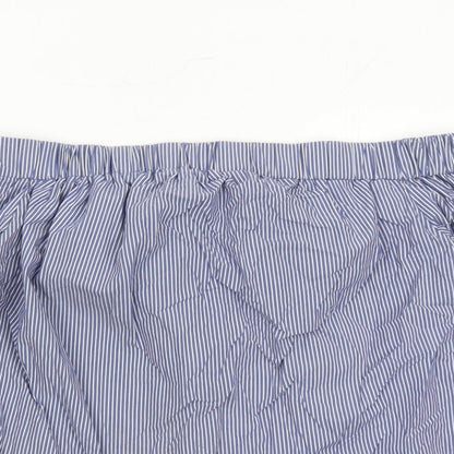 Womens UK Size 10 Topshop Blue Basic Blouse